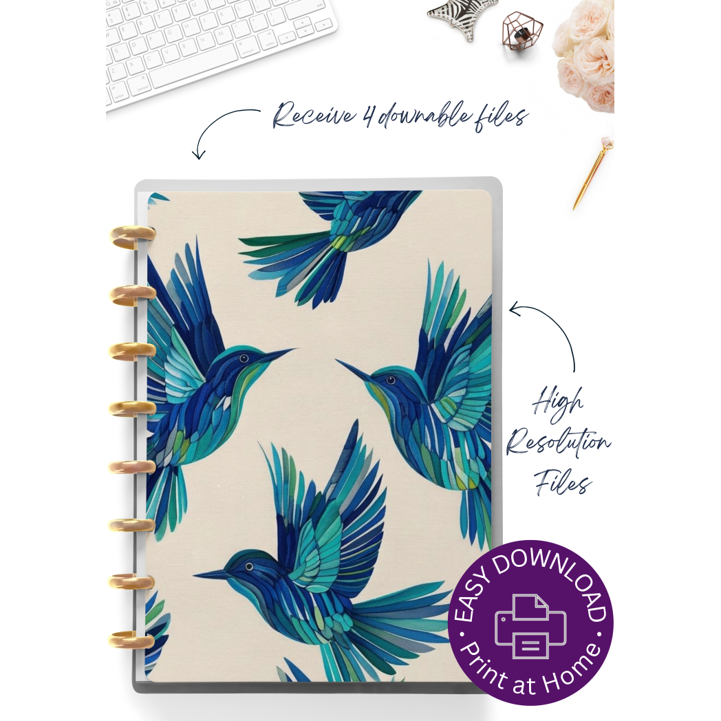 Flying Sparrows Planner Cover | Digital Download