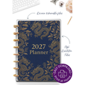2027 Royal Golden Dragon Planner Cover | Digital Download