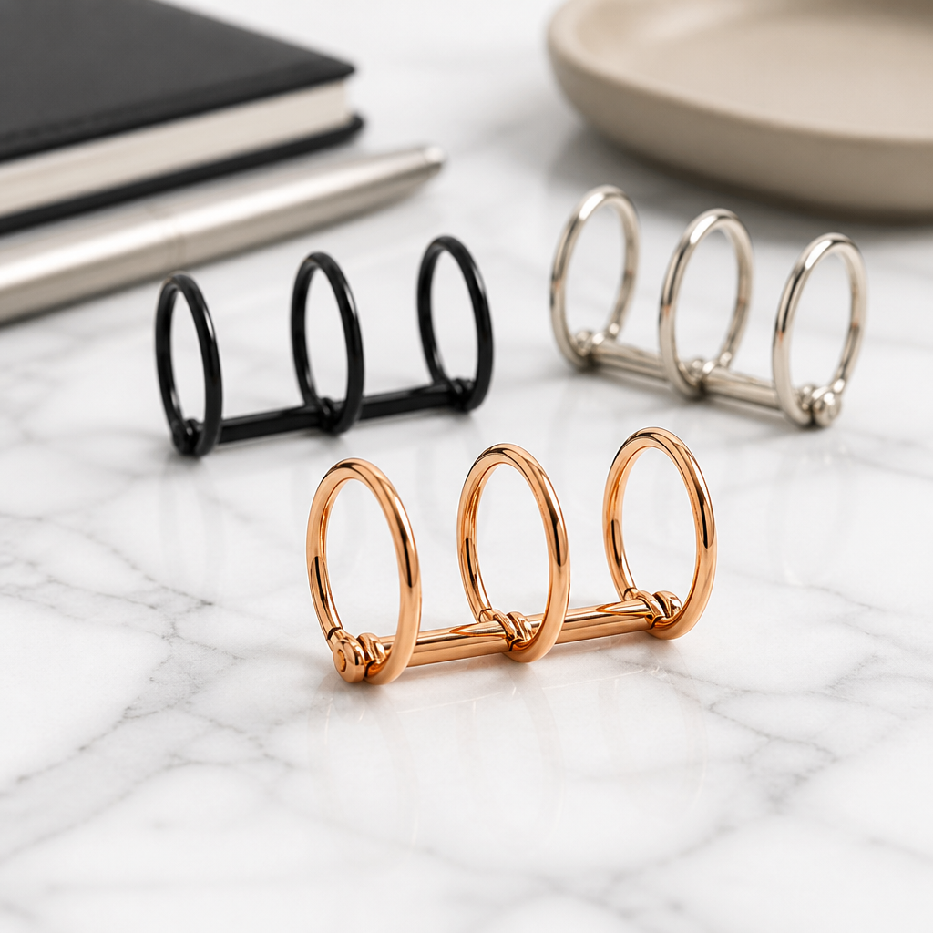 Metal 3-Ring Binder Planner Rings| 2 Pack