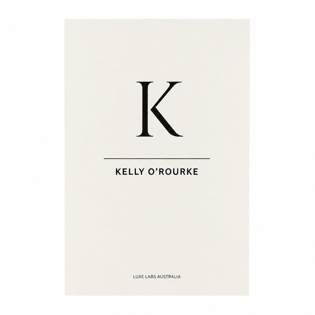 Custom Monogram Vellum Dashboard Overlay | Black Print