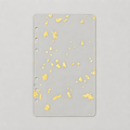 A5 Acrylic 6-Ring Dashboard | Gold Foil Edition