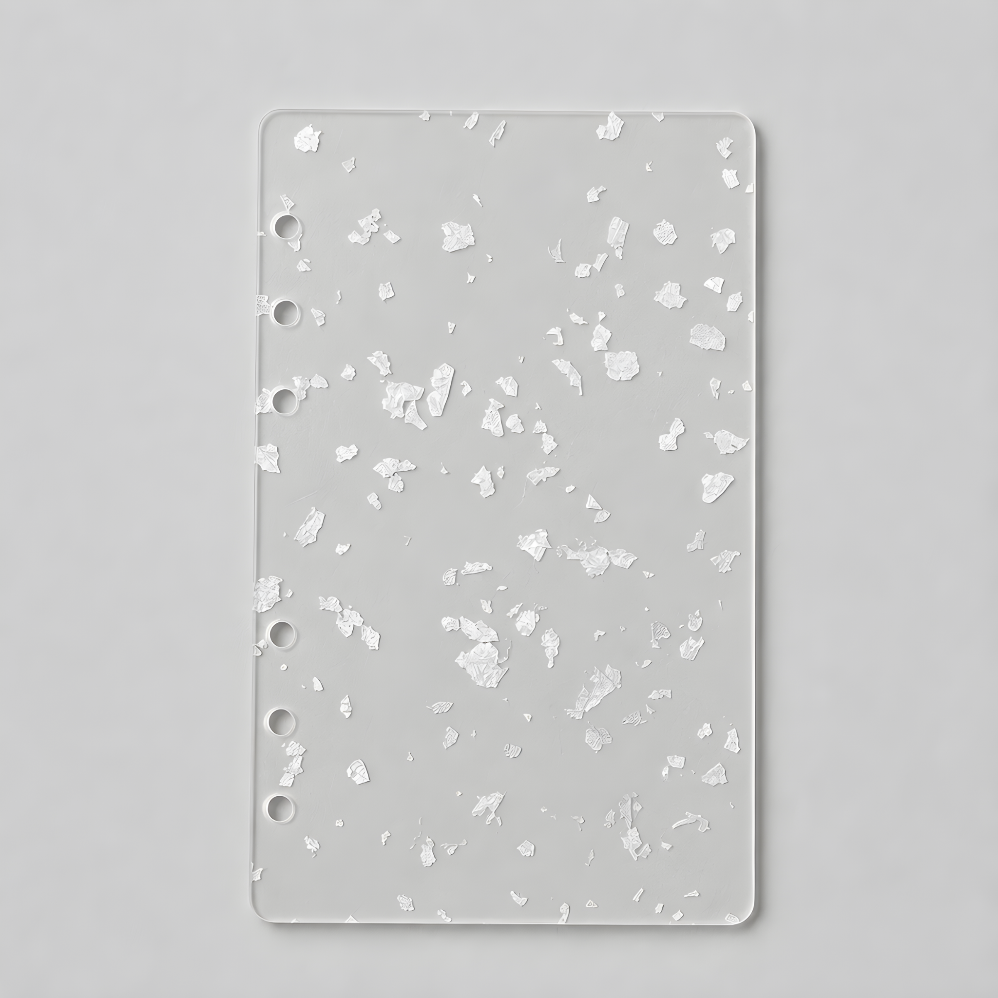 A5 Acrylic 6-Ring Dashboard - Silver Foil Edition