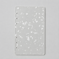 A5 Acrylic 6-Ring Dashboard | Silver Foil Edition