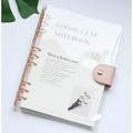 Transparent Planner - 6 Ring Binder