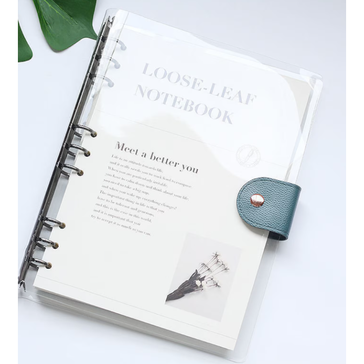 Transparent Planner - 6 Ring Binder