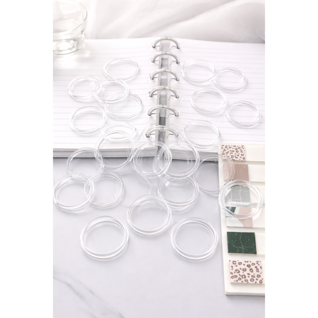 Discbound Discs - Clear Plastic 38mm - Set of 11