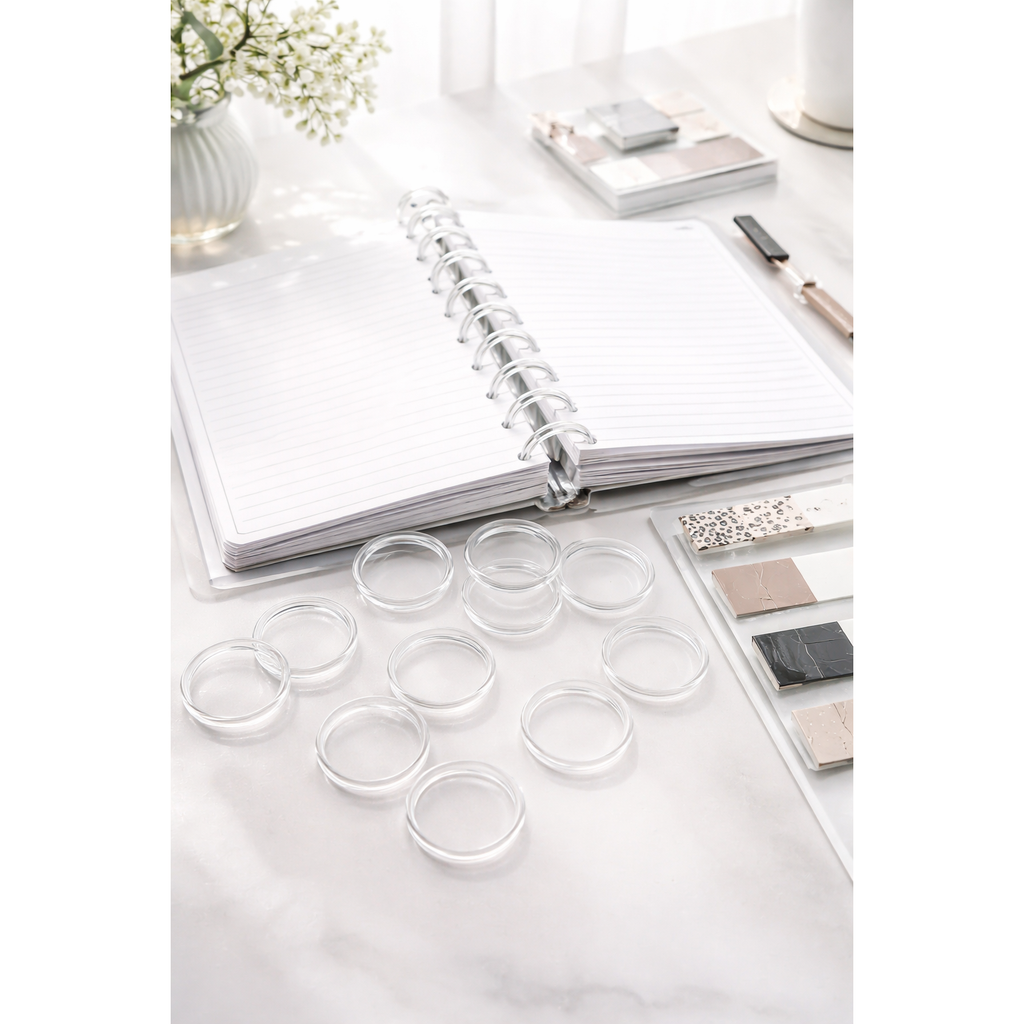 Discbound Discs - Clear Plastic 38mm - Set of 11