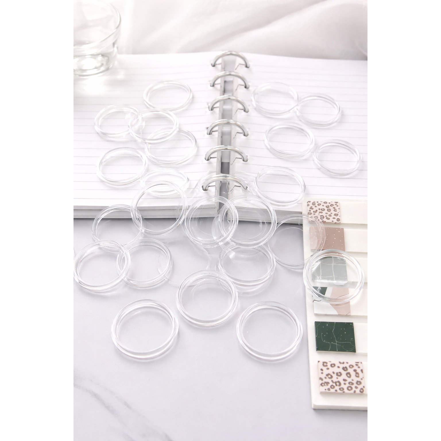 Discbound Discs - Clear Plastic 38mm - Set of 11