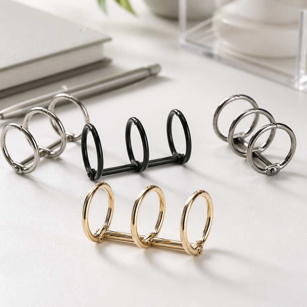 Metal 3-Ring Binder Planner Rings| 2 Pack