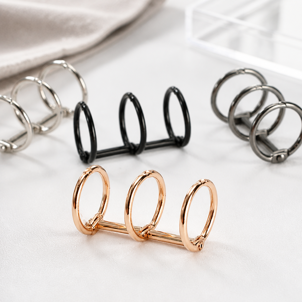 Metal 3-Ring Binder Planner Rings| 2 Pack