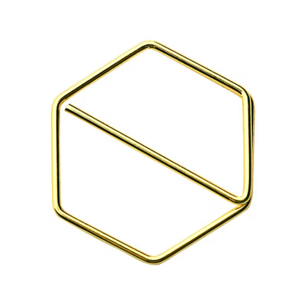 Clips de papel hexagonales | 24mm