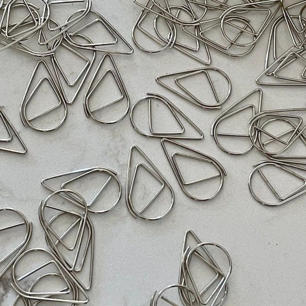 Tear Drop Paperclip 25mm | Silver