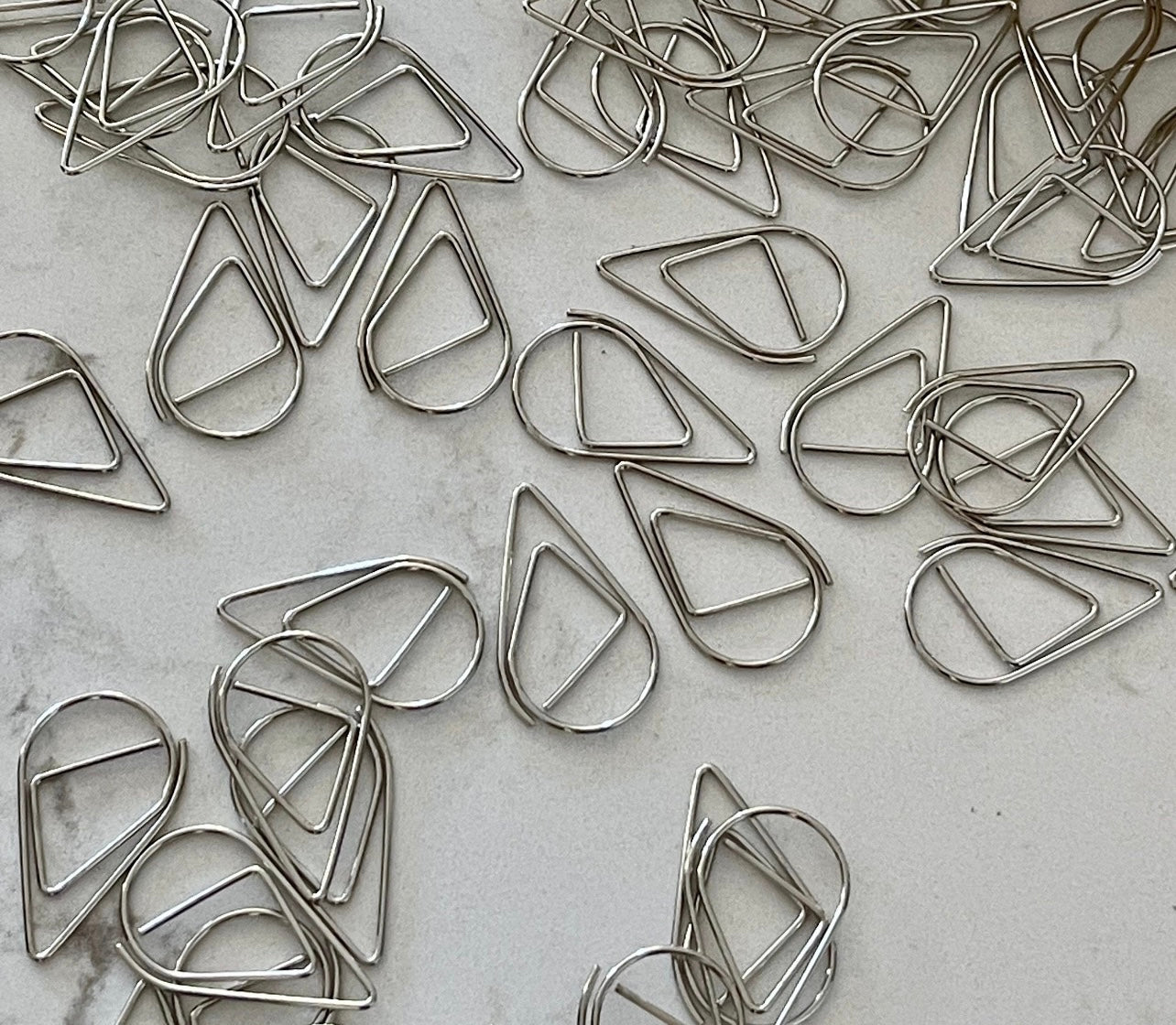 Tear Drop Paperclip 25mm | Silver