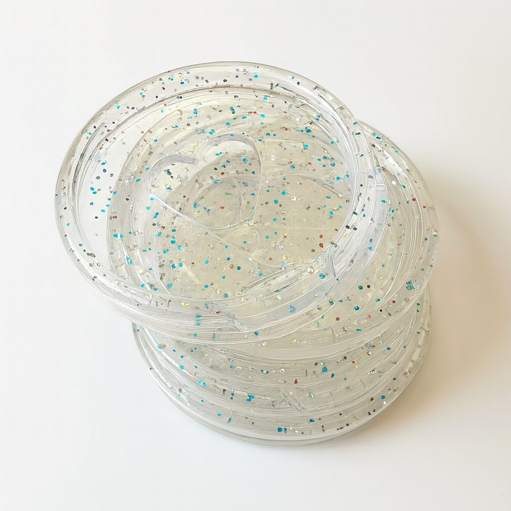 Discbound Glitter Heart Discs - Set of 11