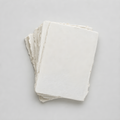 Papel de algodón A5 bordes rasgados a mano 250 g/m² | 20 hojas