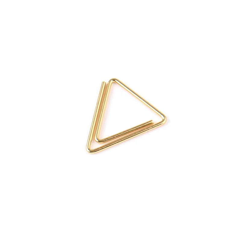 Triangle Paperclip 20mm | Gold