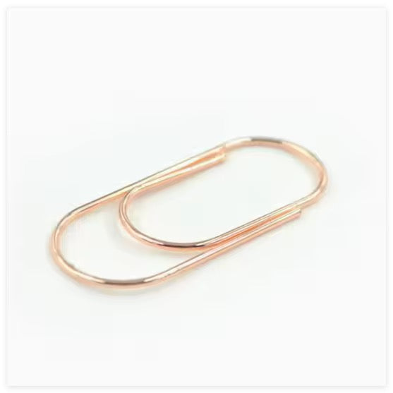 Jumbo Paperclips 50mm | Rose Gold | 5 Pack