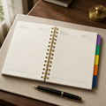 A5 Gold Spiral Notebook | 100gsm | 300 Pages
