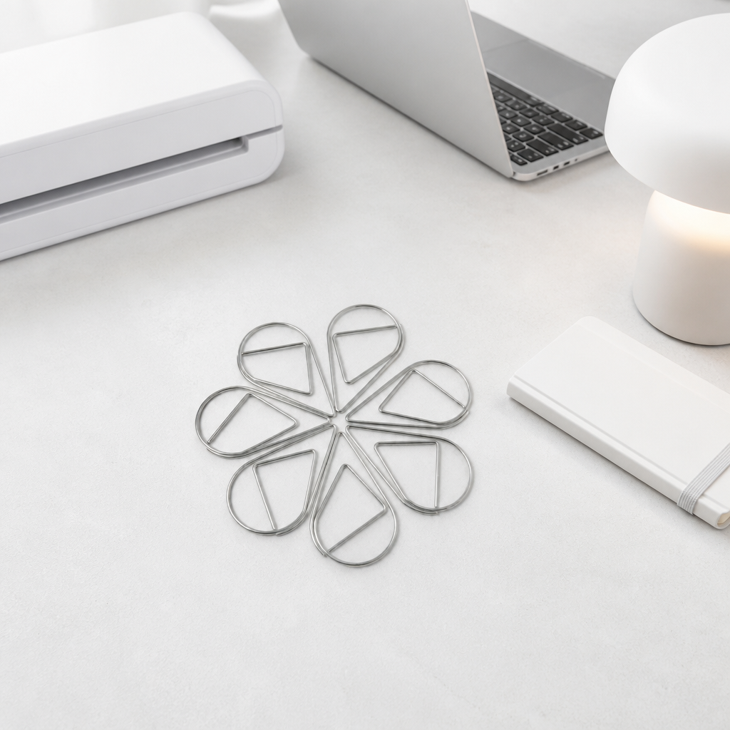 Tear Drop Paperclip 25mm | Silver