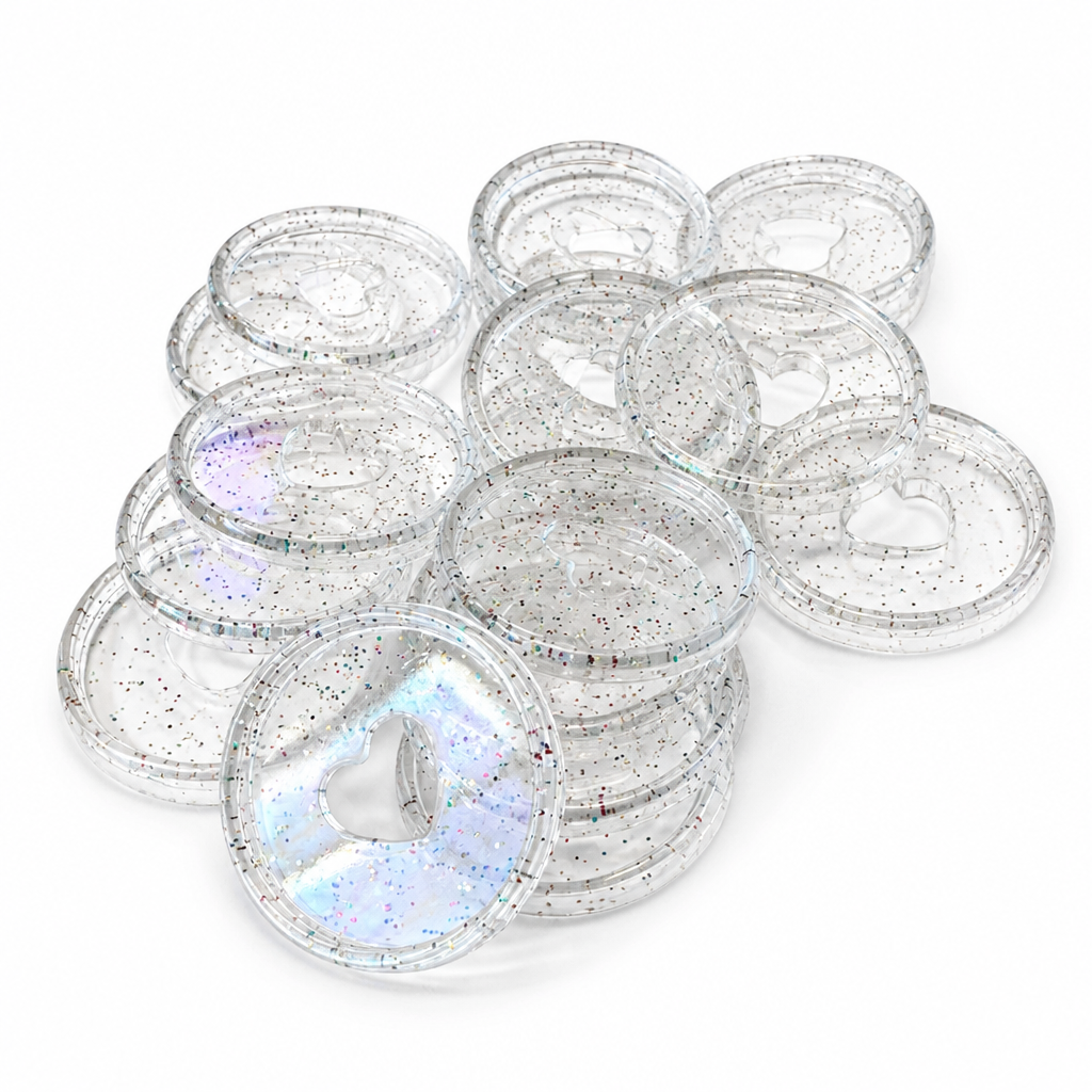Discbound Glitter Heart Discs Planner Rings | 11 Planner Rings