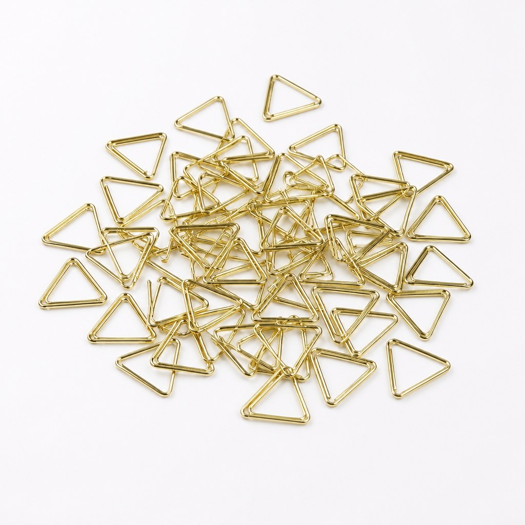Triangle Paperclip 20mm | Gold