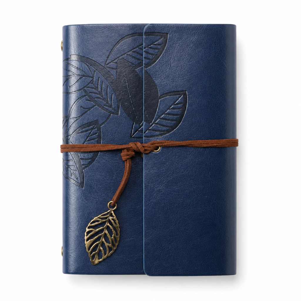 Retro Leather Style Loose Leaf Notebook | A6