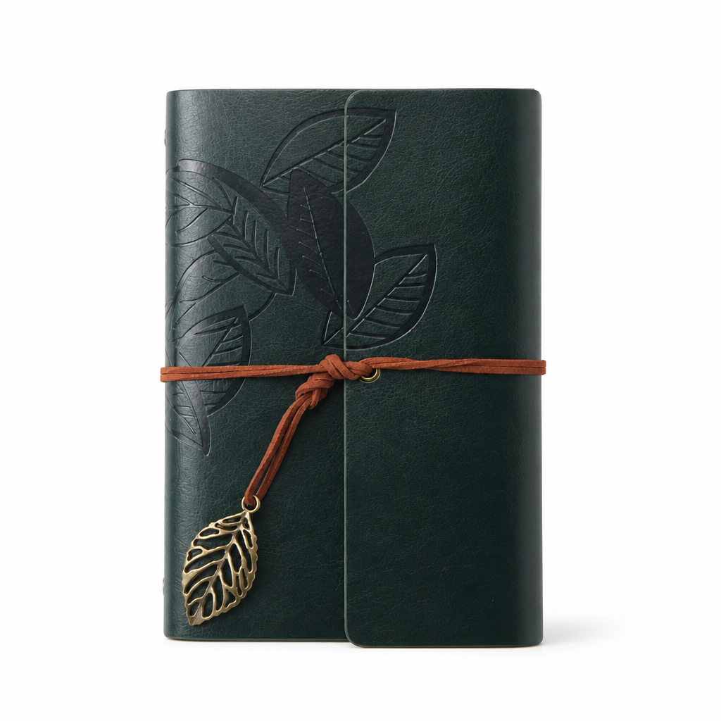 Retro Leather Style Loose Leaf Notebook | A6