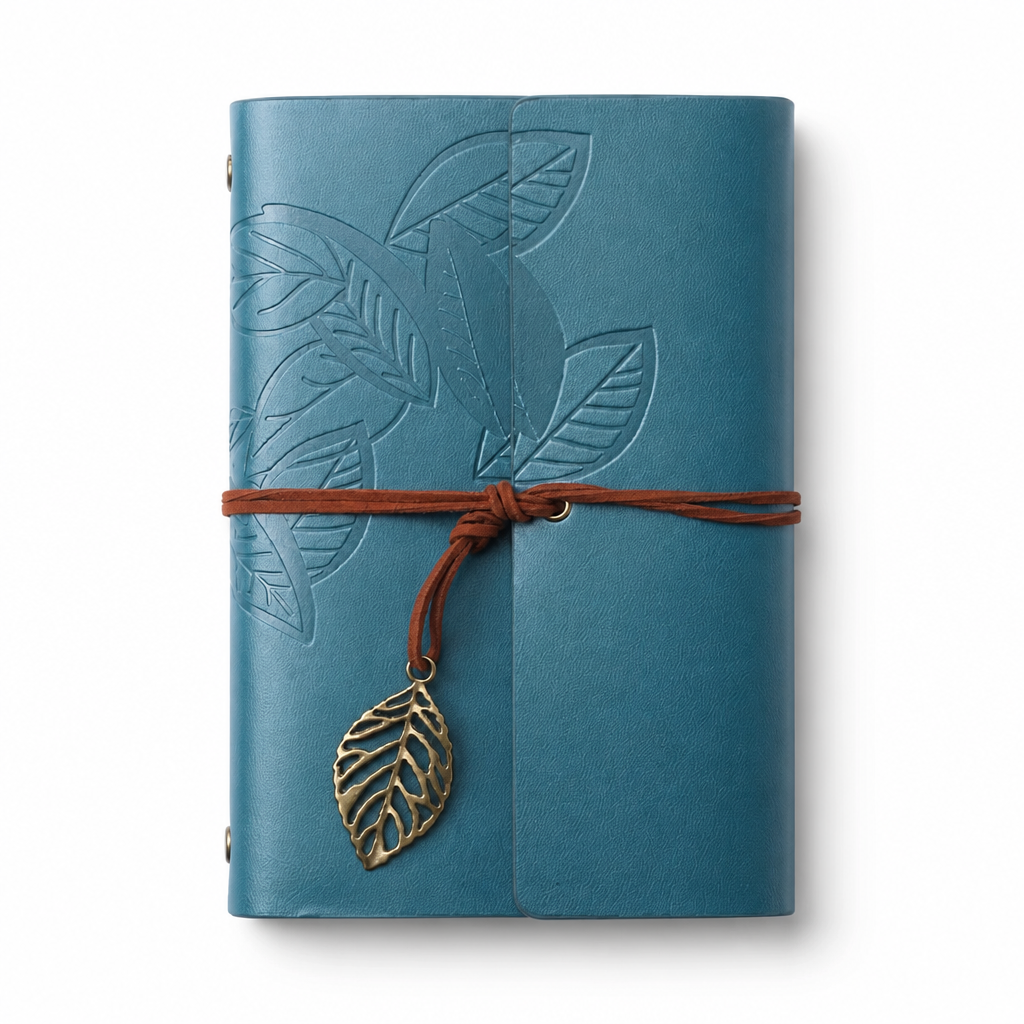 Retro Leather Style Loose Leaf Notebook | A6