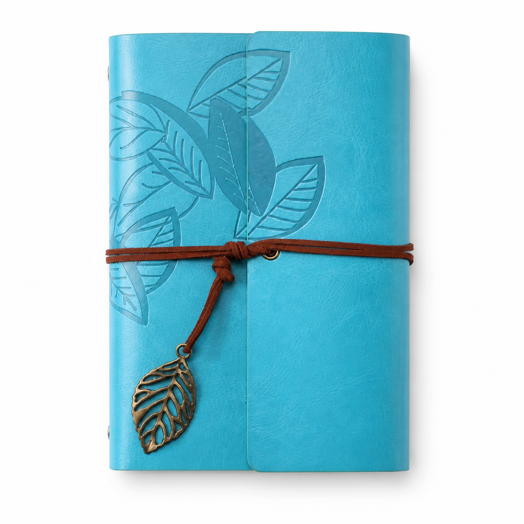Retro Leather Style Loose Leaf Notebook | A6