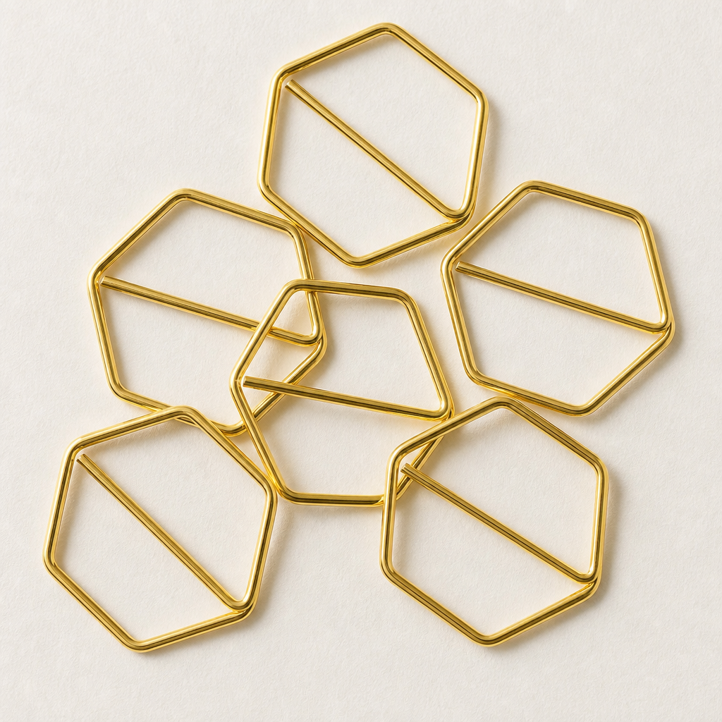 Clips de papel hexagonales | 24mm