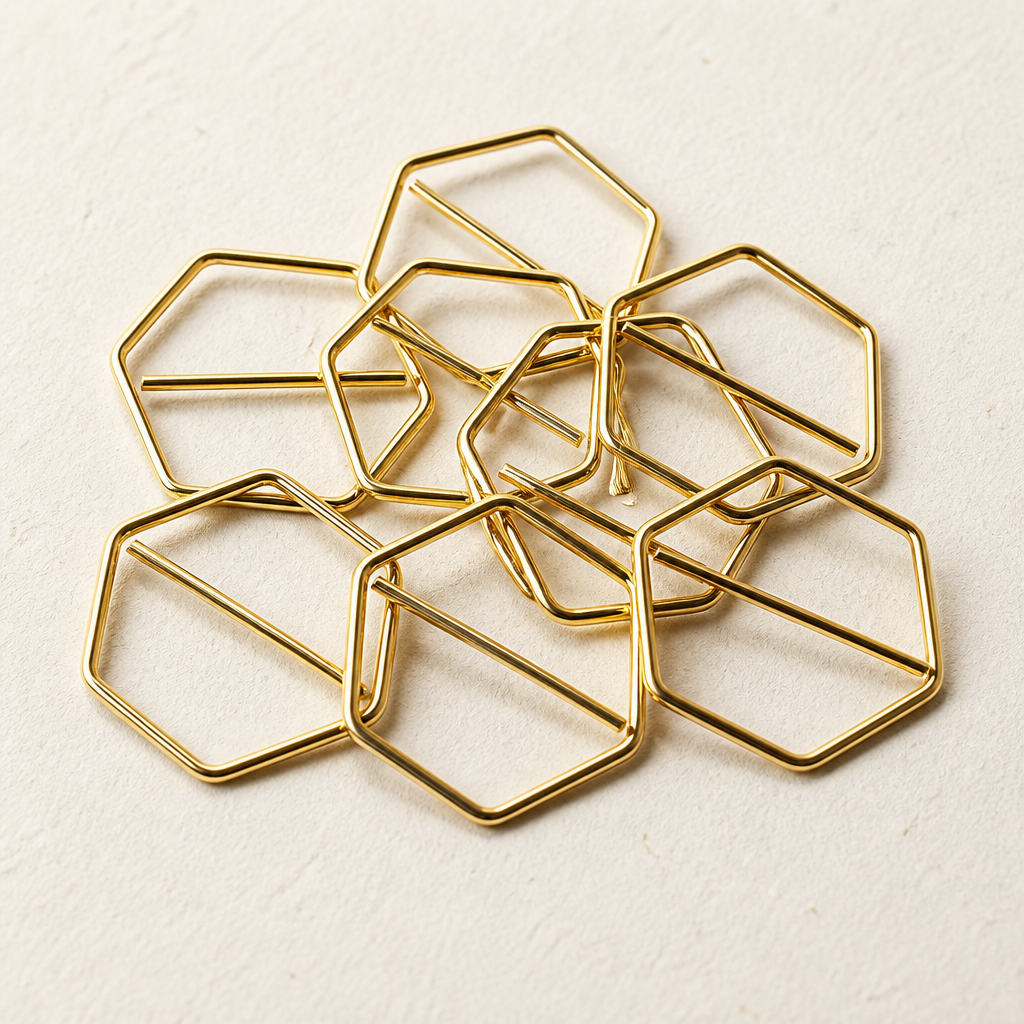 Clips de papel hexagonales | 24mm