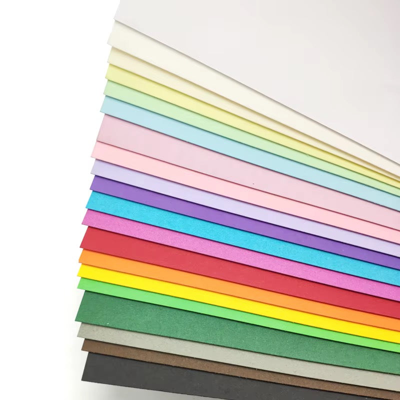 A4 Crafting Paper 120gsm, 160gsm, 180gsm, 230gsm | 10 Colours | 50 Pack