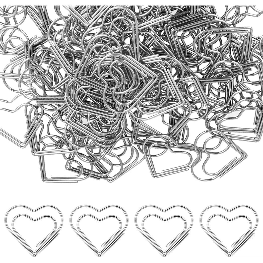 Heart Paperclips | Gold, Rose Gold & Silver