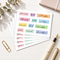 Monthly Stickers | Planner & Journal Stickers