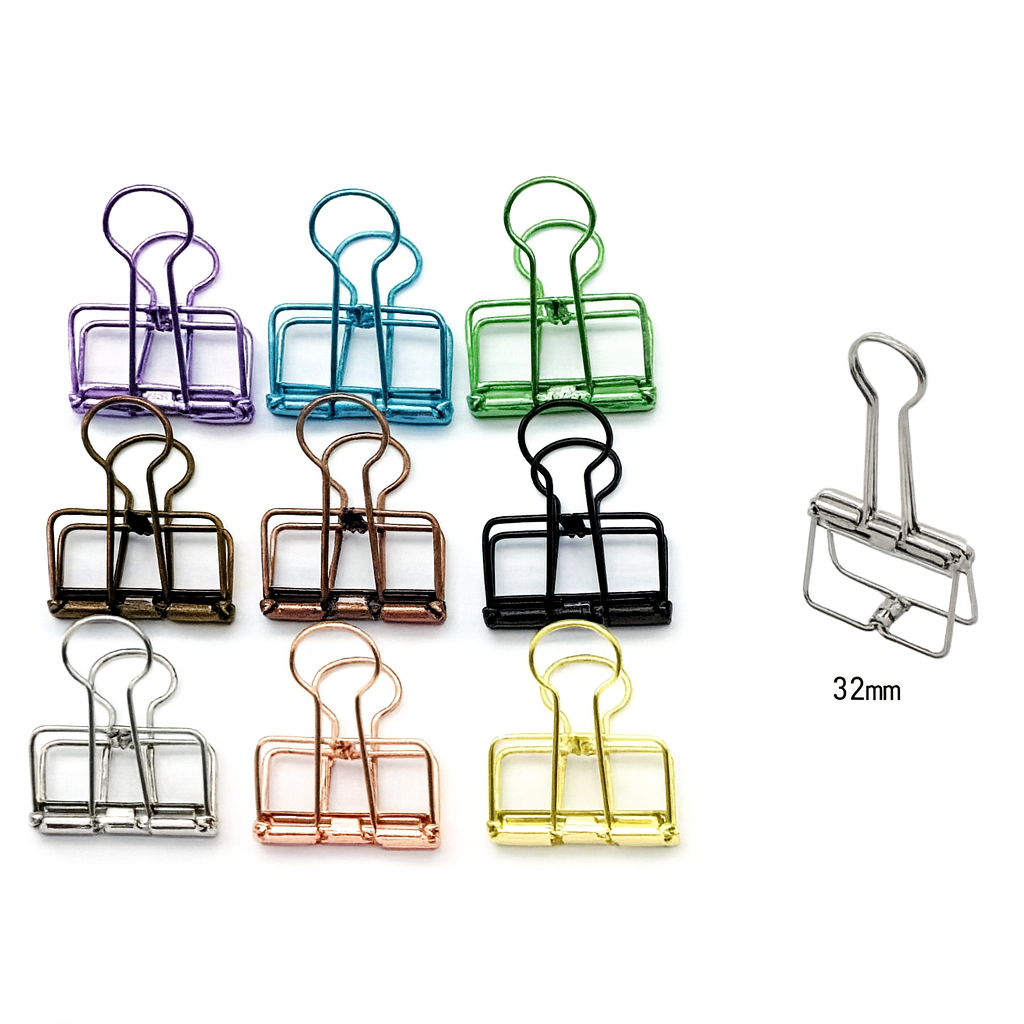 Vintage Style Metal Paper Clips