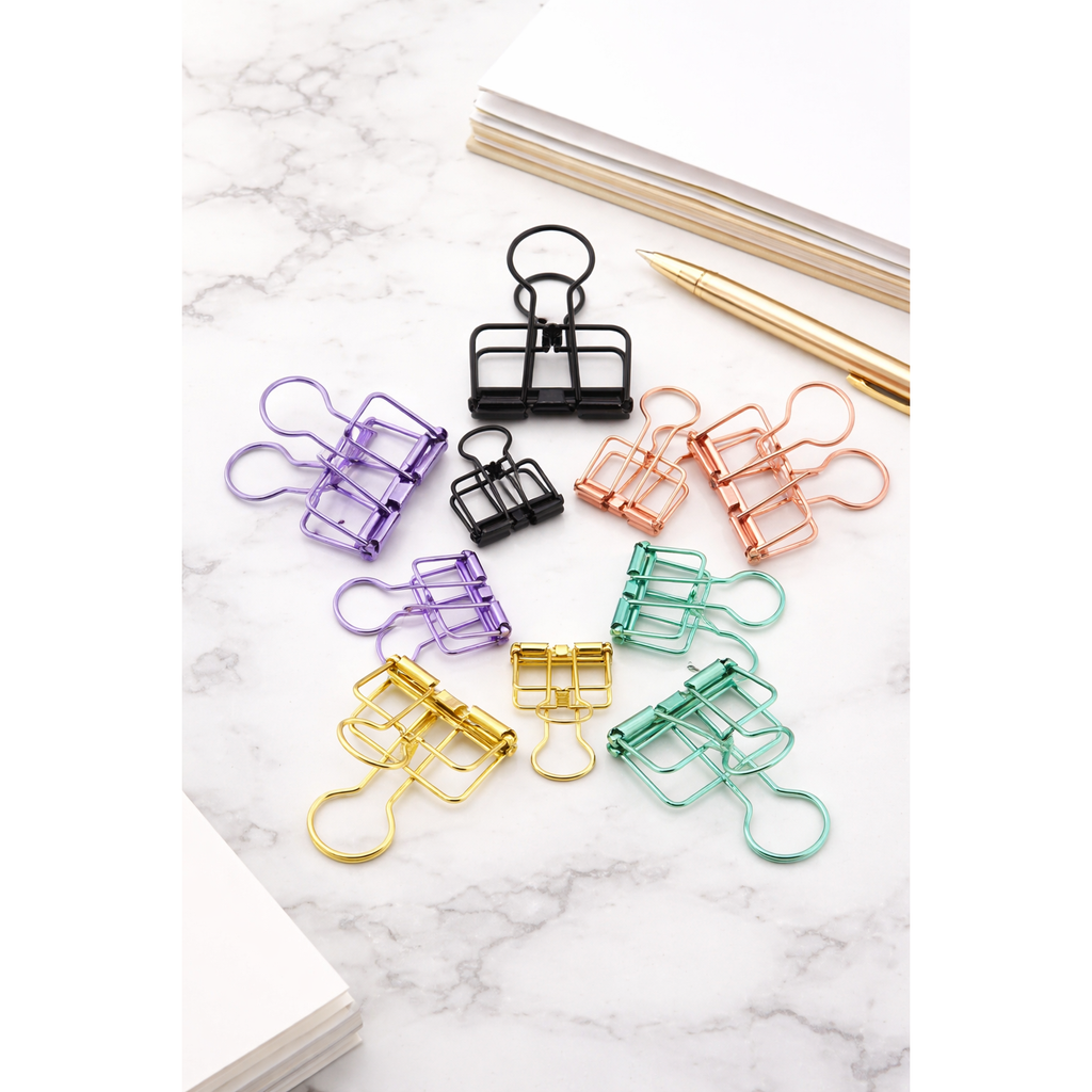 Vintage Style Metal Paper Clips - The Trio Set