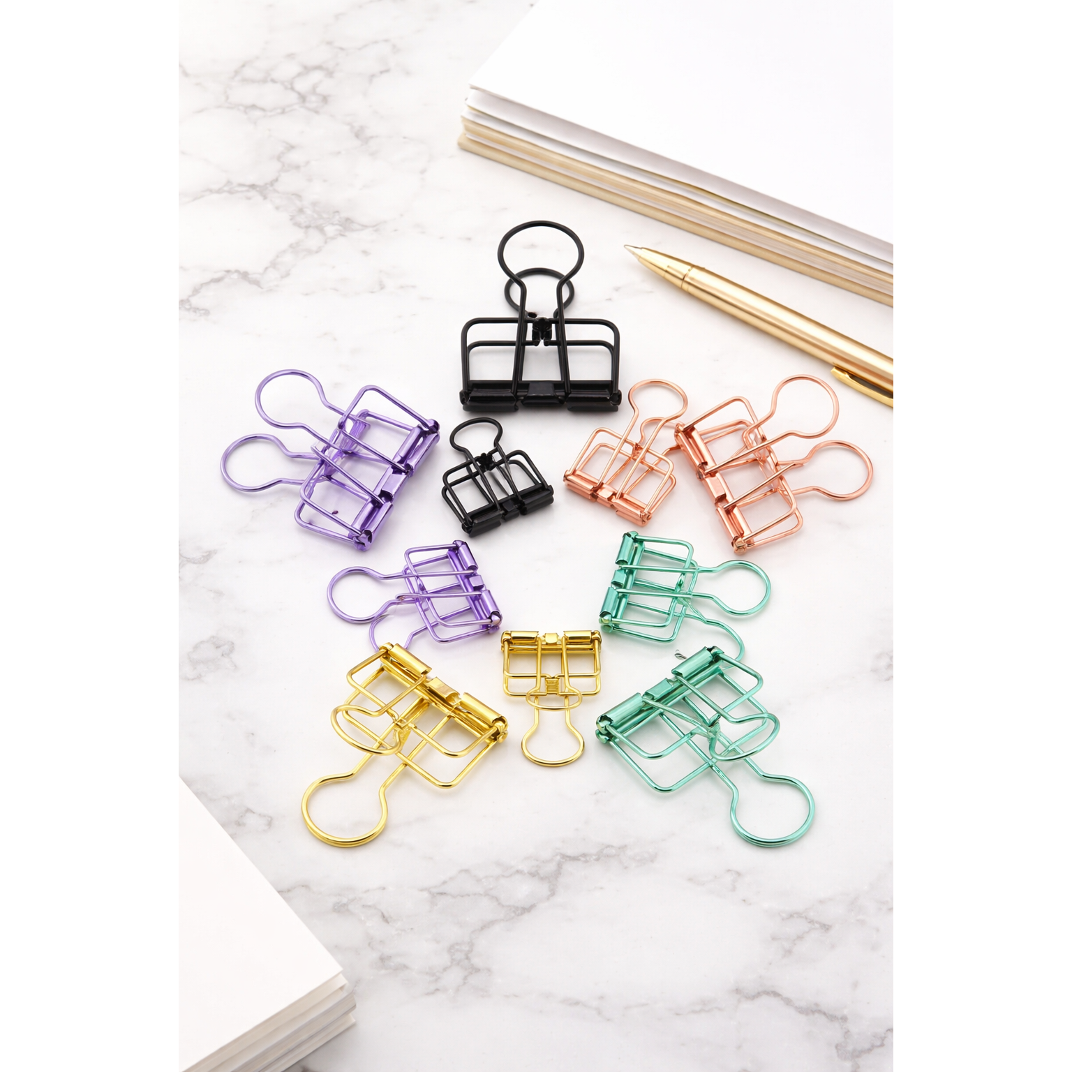 Vintage Style Metal Paper Clips
